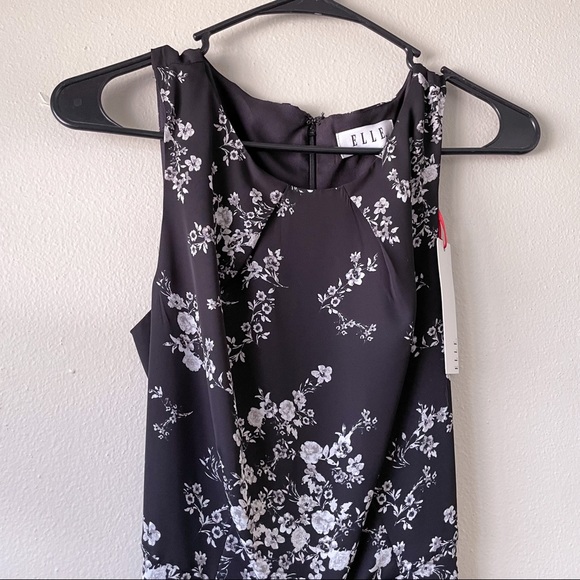 Elle Floral Black Dress - Picture 2 of 12